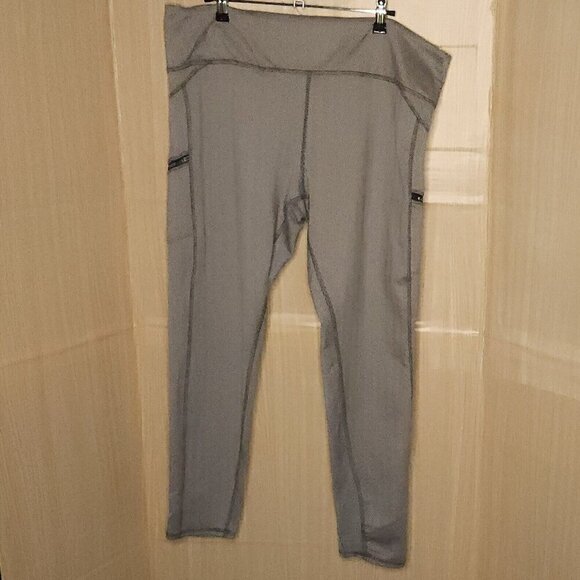 Z By Zobha Black White Chevron Leggings XXL - Picture 3 of 7